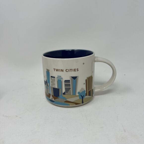 Starbucks Been There Series Twin Cities Minnesota 14oz Coffee Mug Cup - Picture 1 of 6